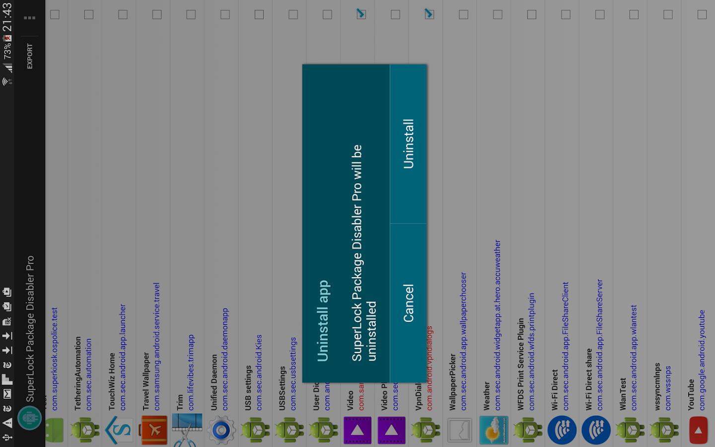 Package Disabler Pro (Samsung)