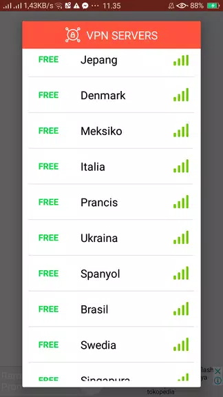 VPN Mobile Legend Rank