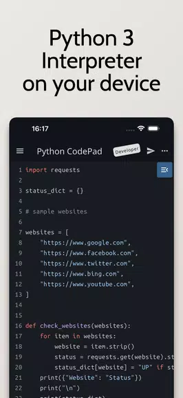 Python Code-Pad - Compiler&IDE