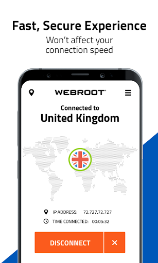 Webroot WiFi Security VPN & Data Privacy Android