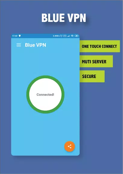 Blue VPN - Fast Free Secure un New