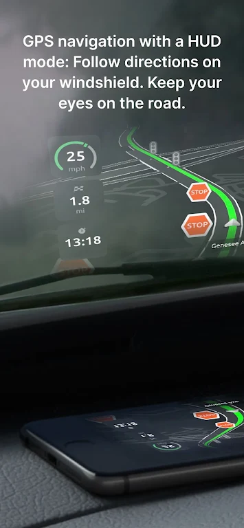 HUDWAY Go: Navigation with HUD