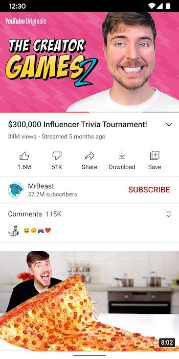 YouTube Premium Android