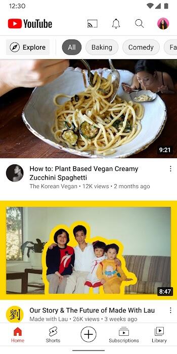 YouTube Premium Android