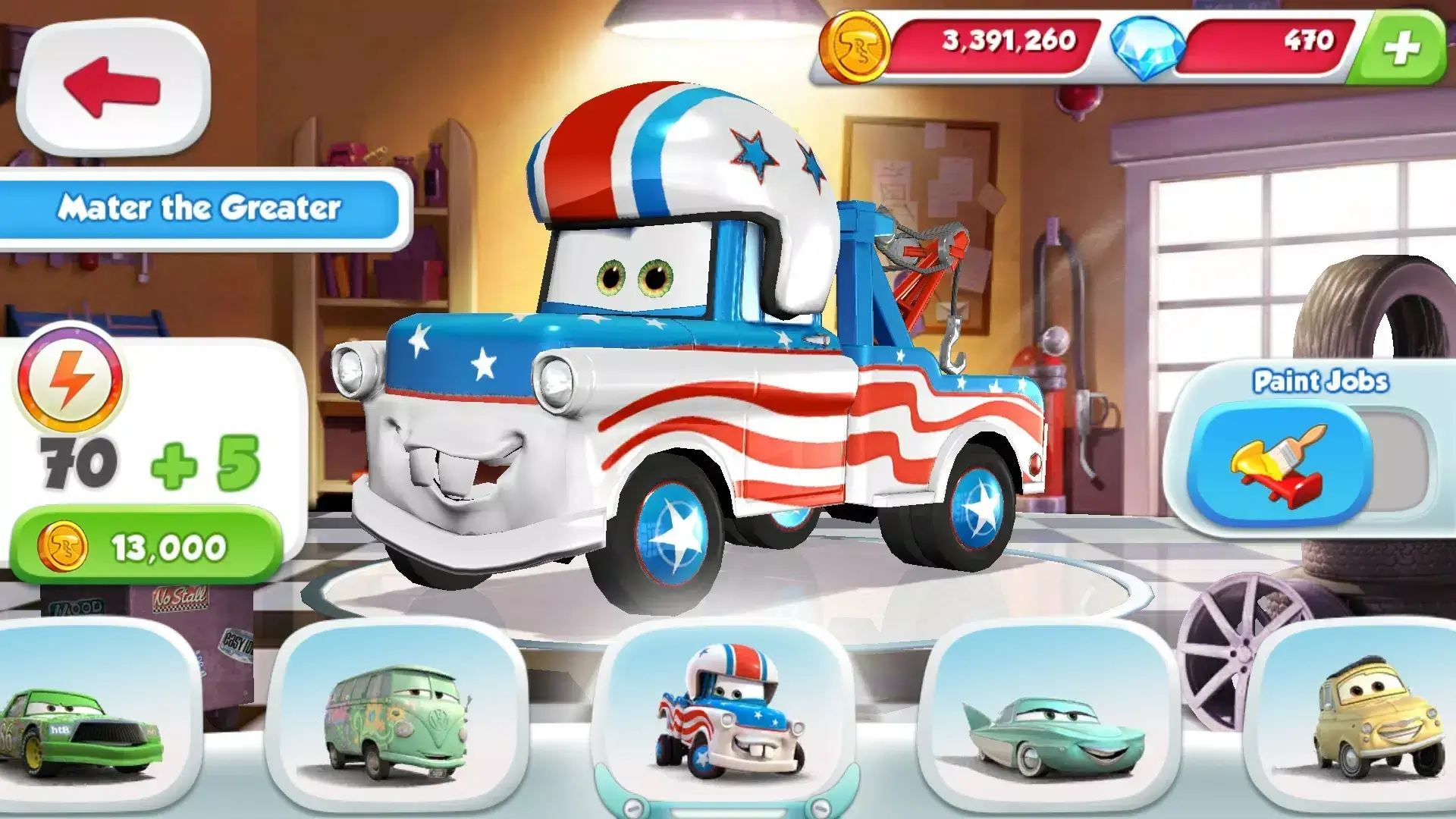 Cars Fast as Lightning Mod