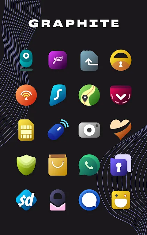 Graphite Icon Pack v2.5.8