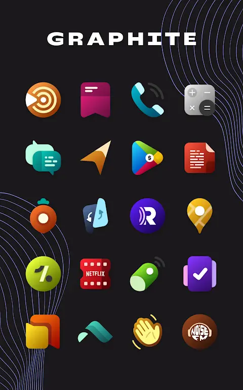 Graphite Icon Pack v2.5.8