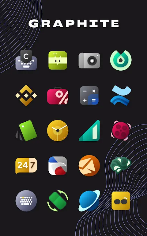 Graphite Icon Pack v2.5.8