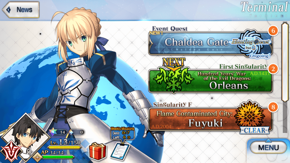 Fate/Grand Order v2.74.0