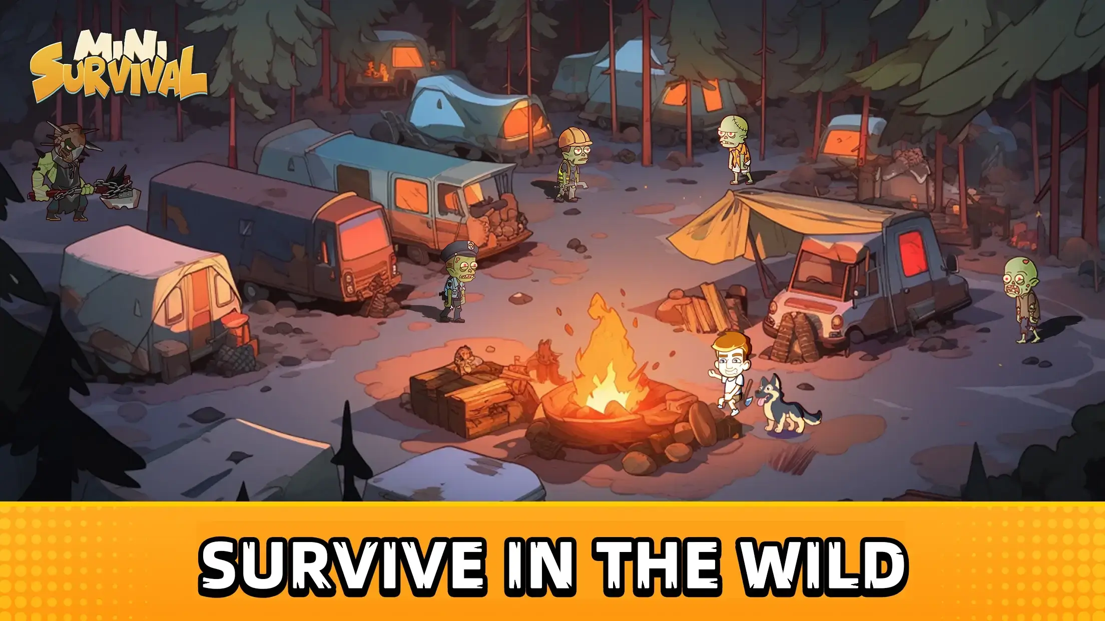 Mini Survival Zombie Fight Mod