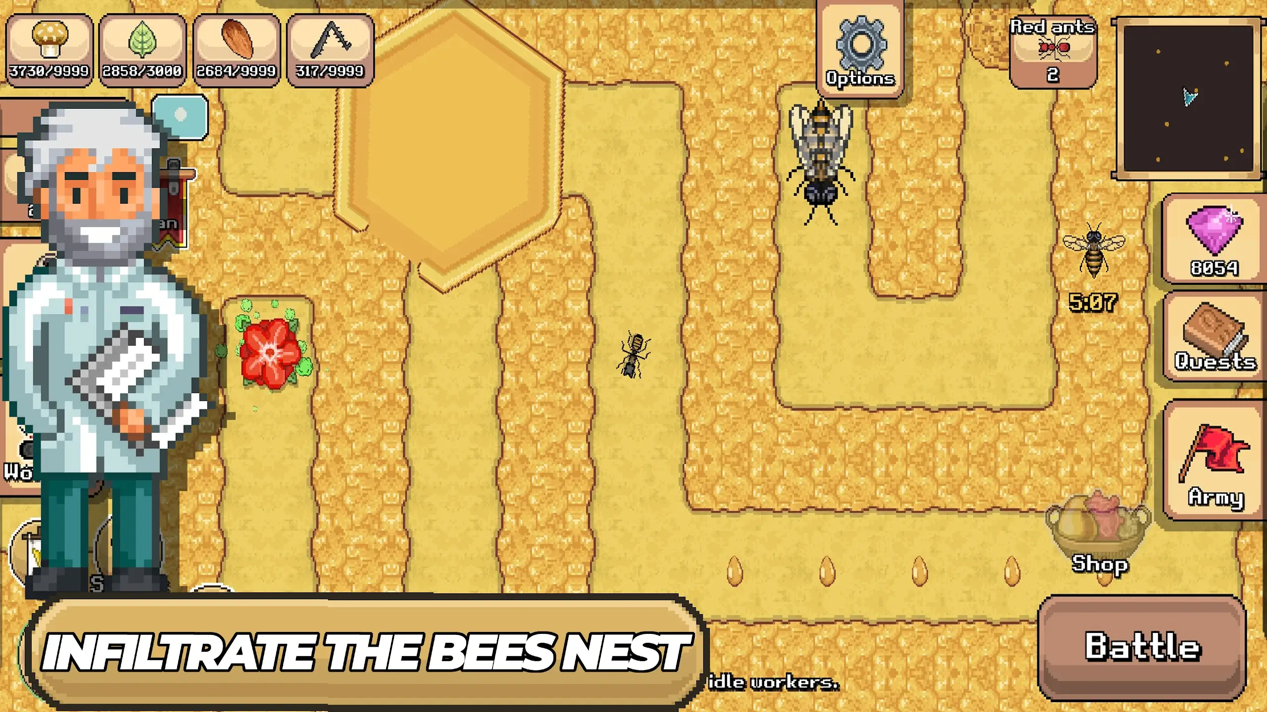 Pocket Ants Mod