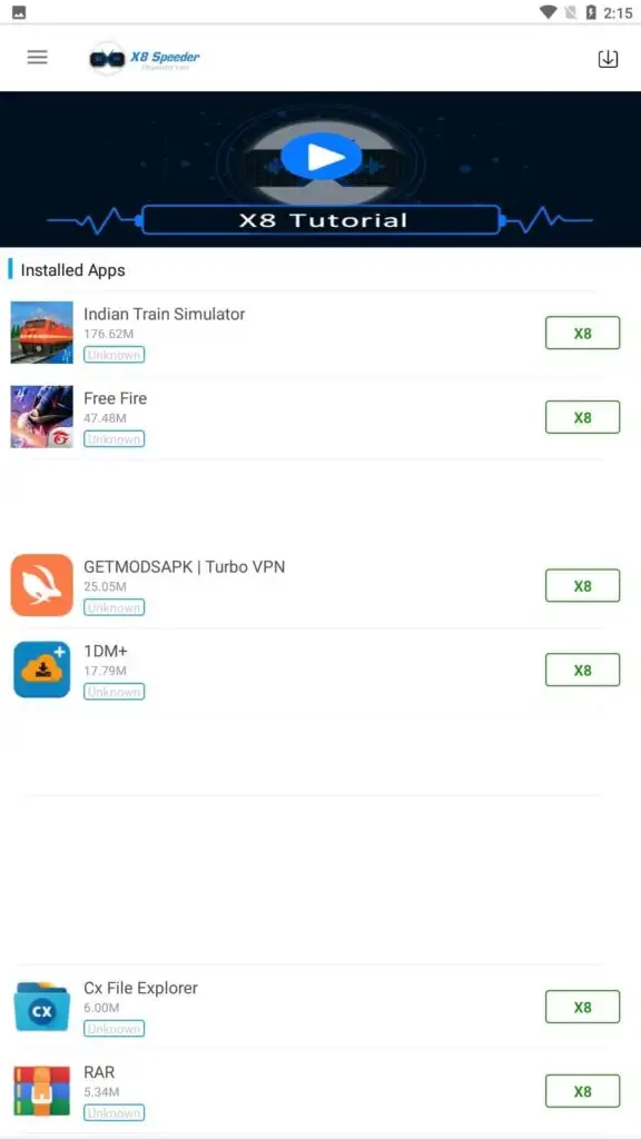 X8 Speeder APK