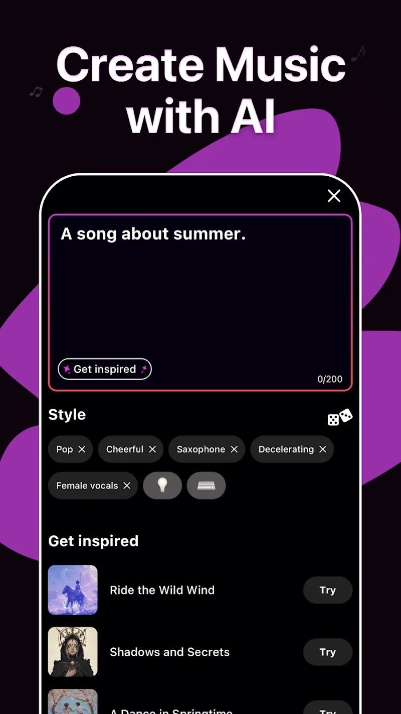 Waazy Ai Music Generator, Song