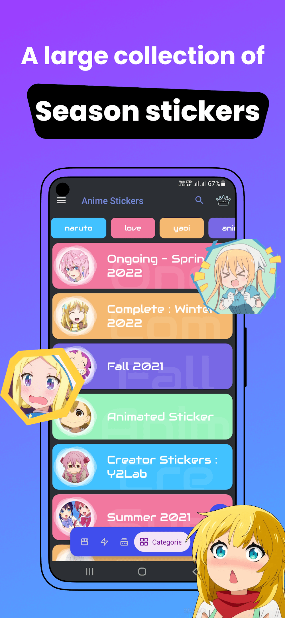Anime Stickers