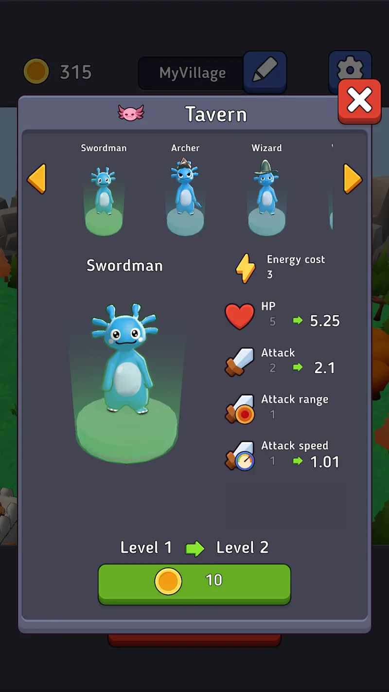Axolotl Idler Tower Defense