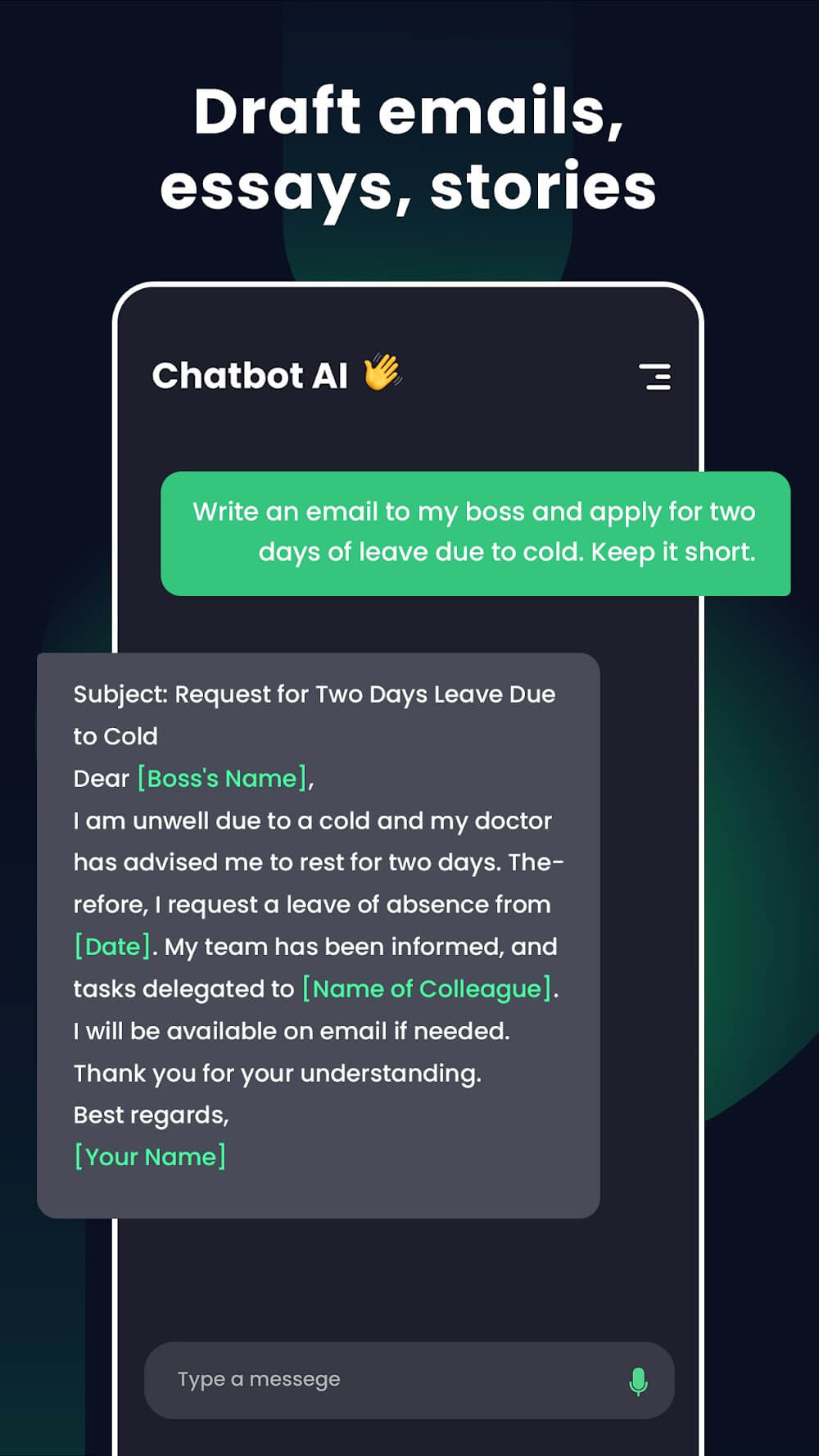 ChatAI: AI Chatbot App