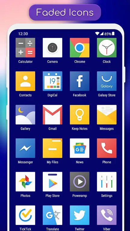 Faded - Icon Pack