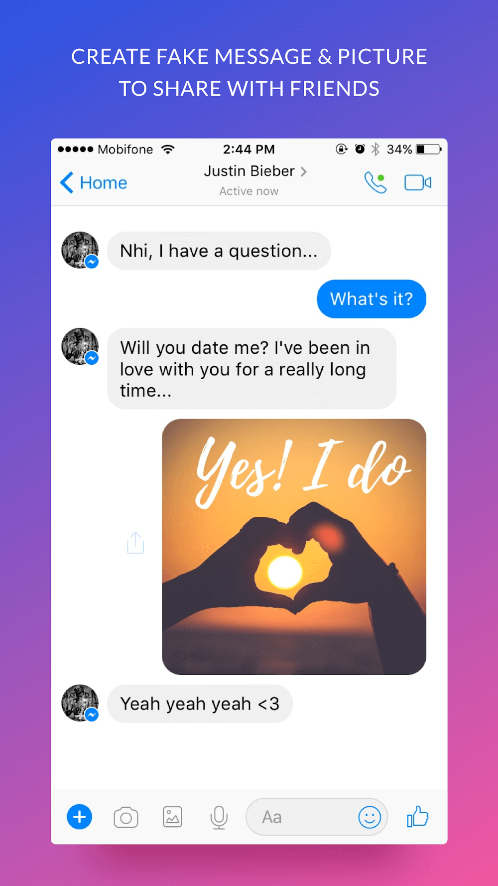 iFake: Funny Fake Messages v17.7