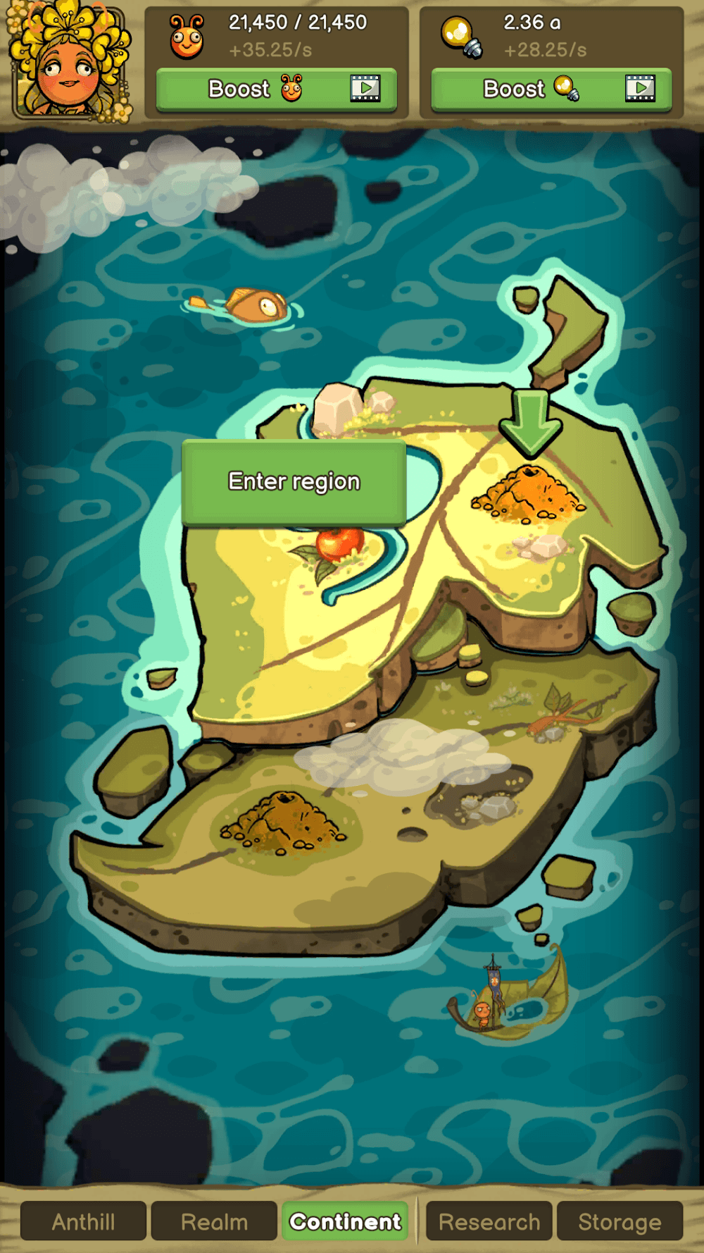 Idle Ant Colony Mod