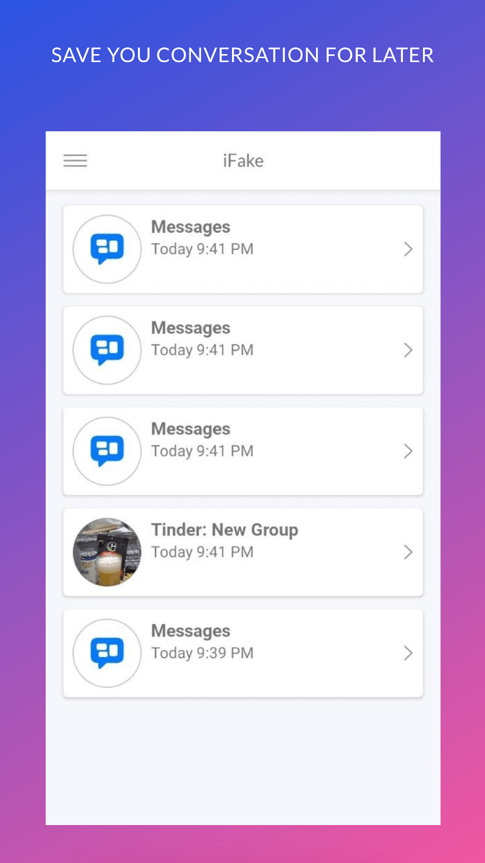 iFake: Funny Fake Messages v17.7