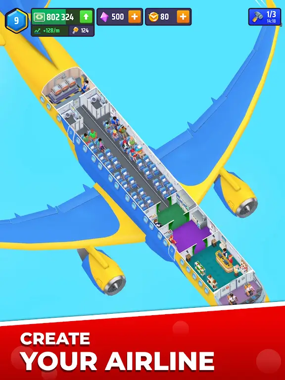 Idle Airplane Inc. Tycoon Mod