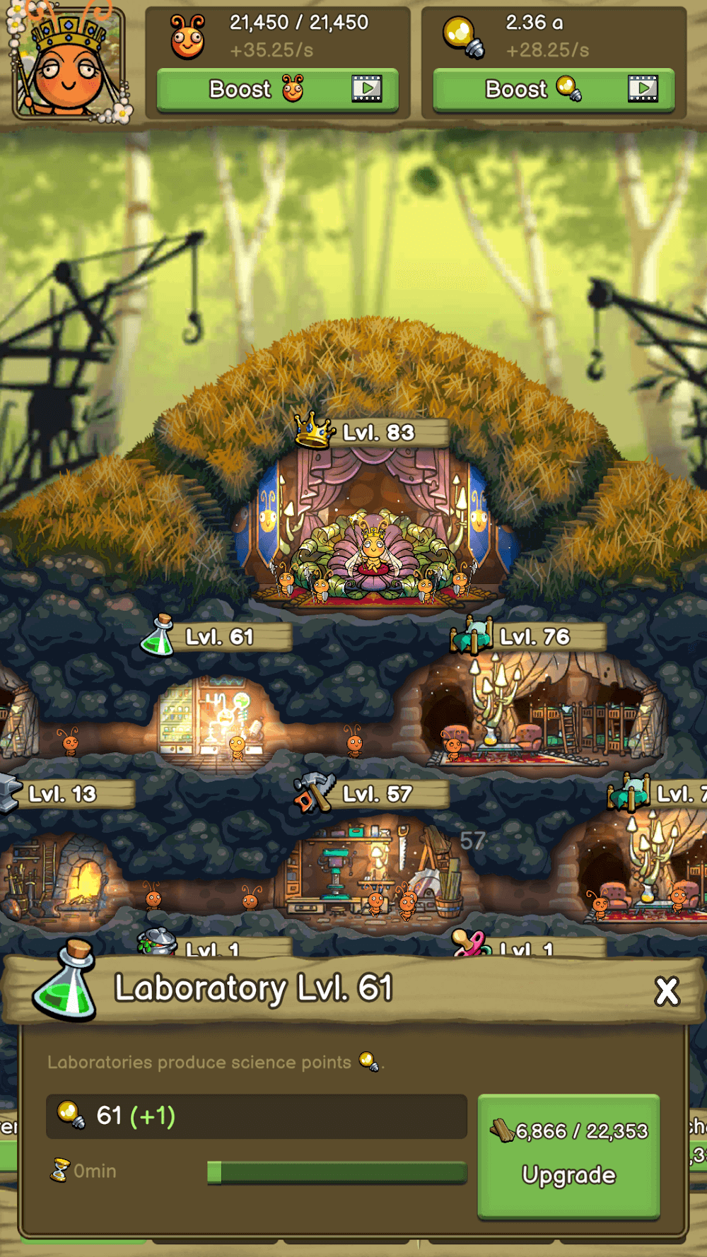 Idle Ant Colony Mod
