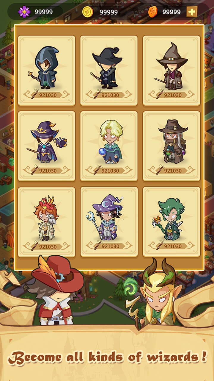 Idle Magic School Mod