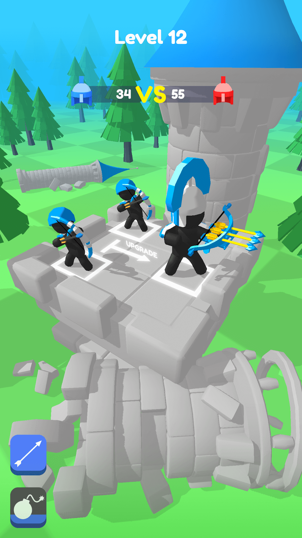 Merge Archers: Castle Defense