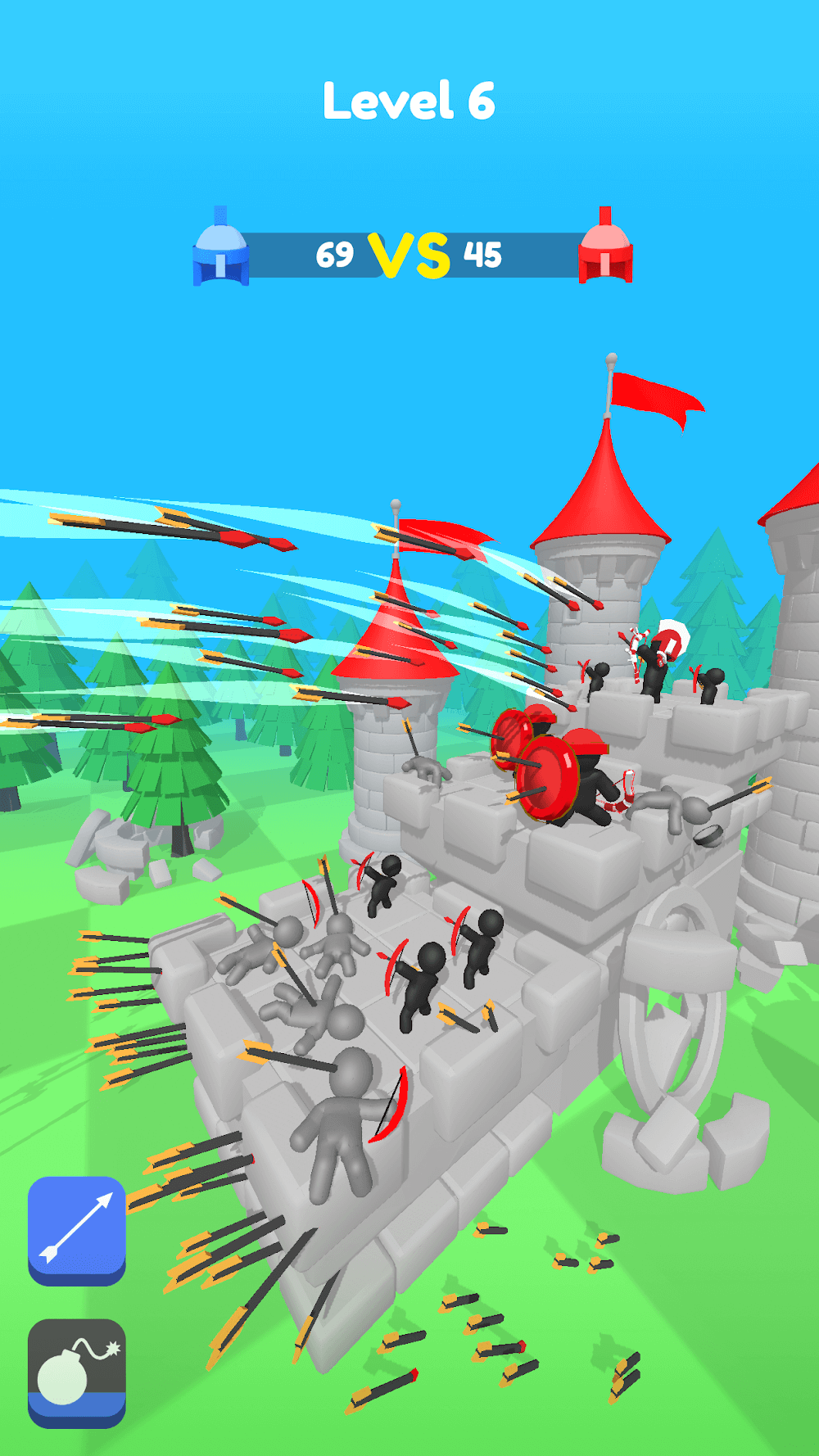 Merge Archers: Castle Defense