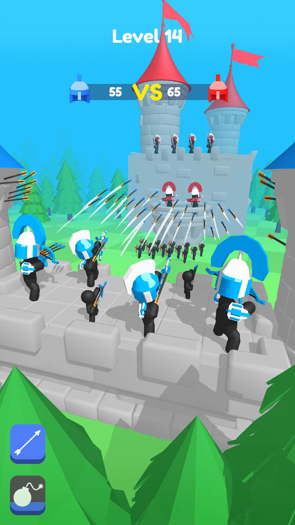 Merge Archers: Castle Defense