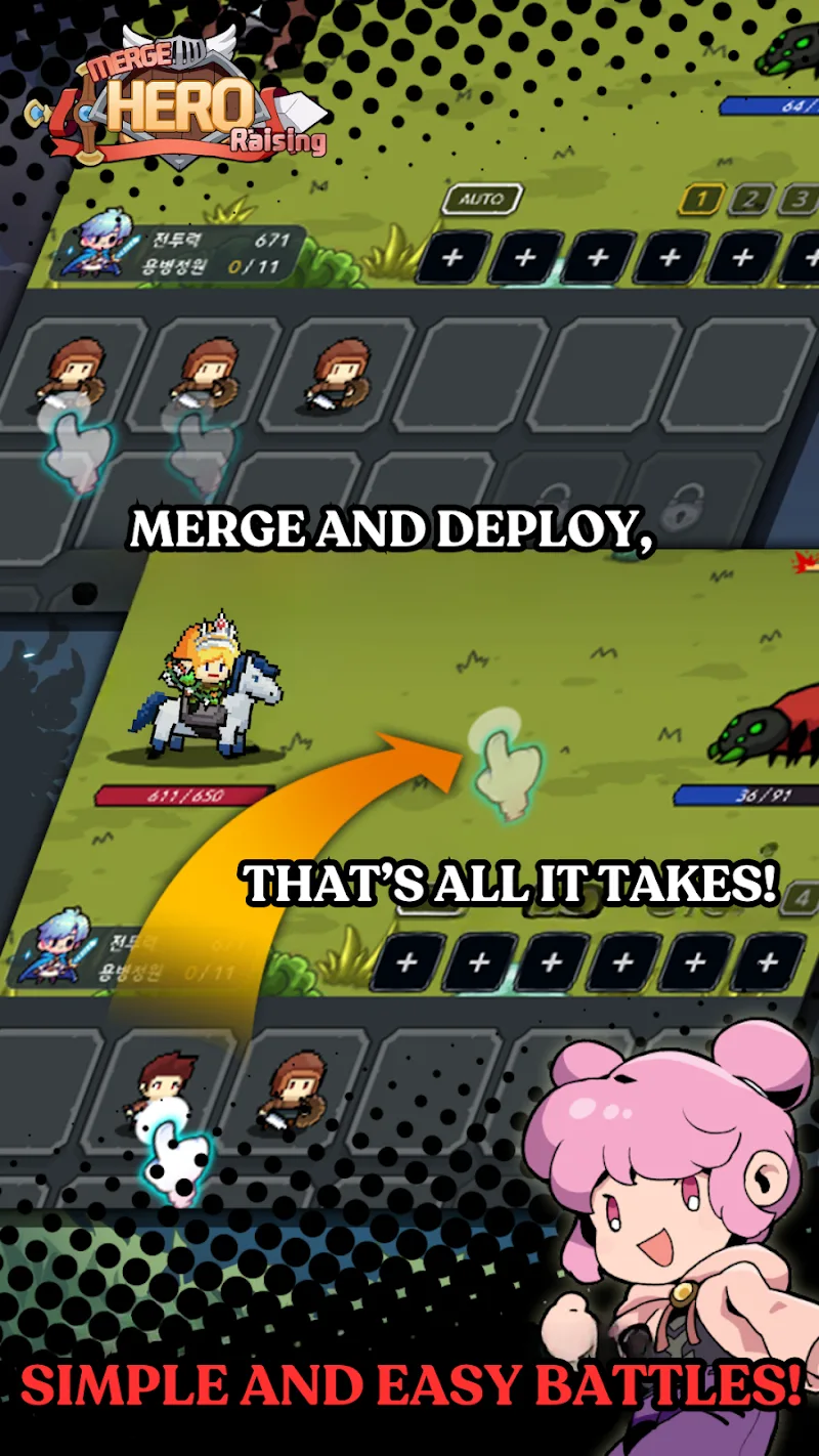 Merge Hero : Raising
