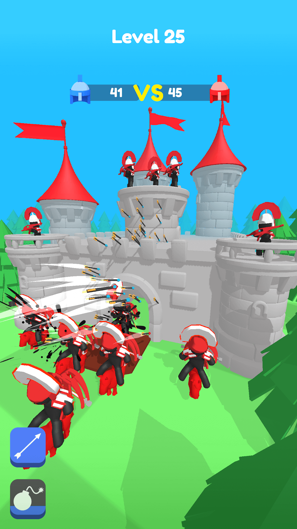 Merge Archers: Castle Defense