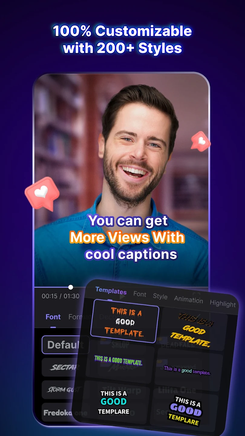 Blink Captions by Vozo AI