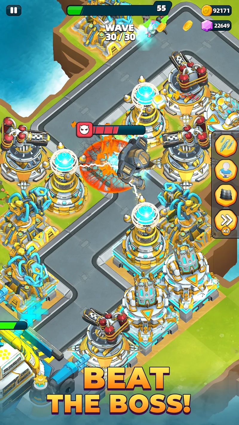 Raid Rush: Tower Defense TD Mod
