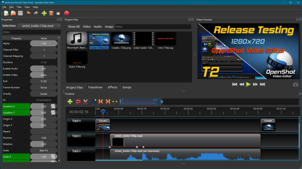 Openshot Video Editor