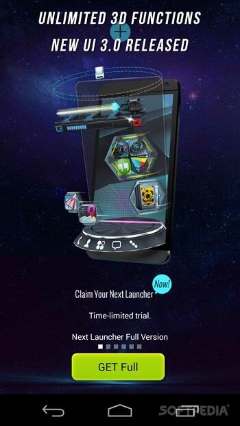 Next Launcher 3D Shell Mod
