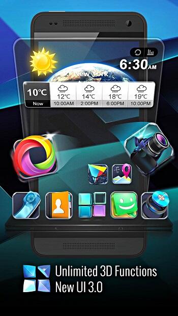 Next Launcher 3D Shell Mod