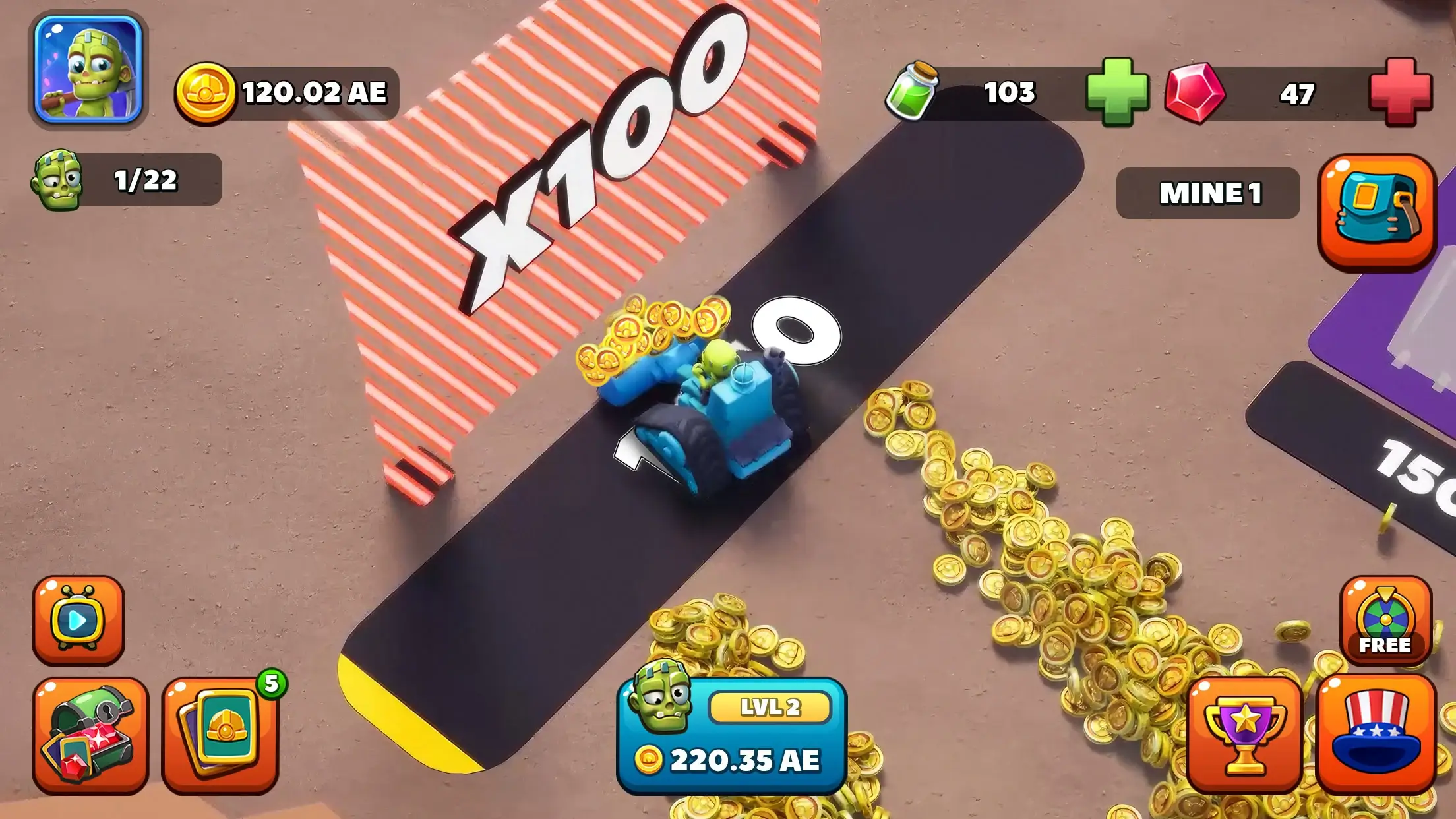 Idle Zombie Miner