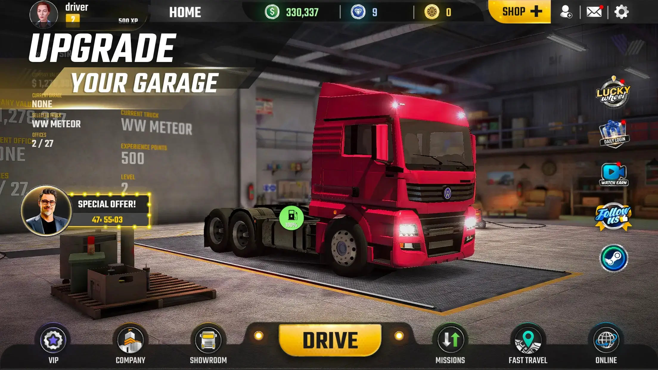 Truck Simulator World Mod