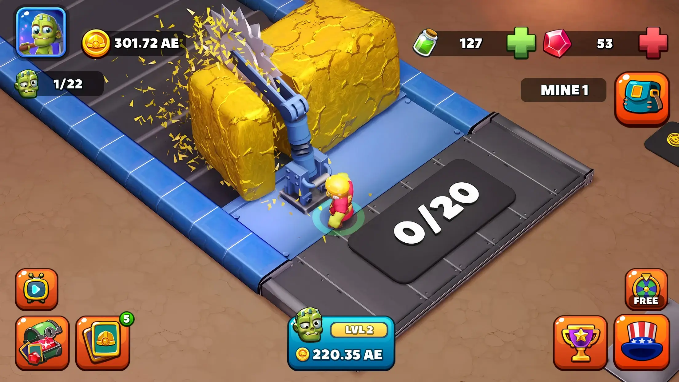 Idle Zombie Miner