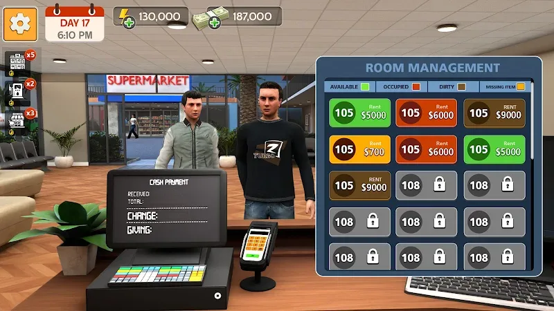 Supermarket & Motel Simulator