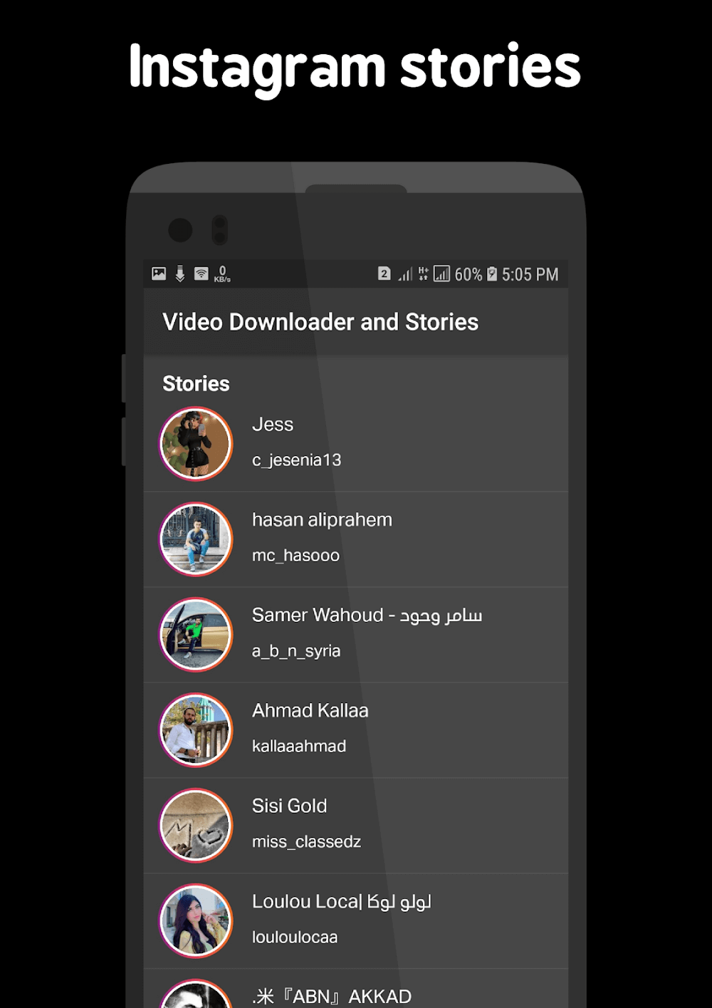 Video Downloader and Stories