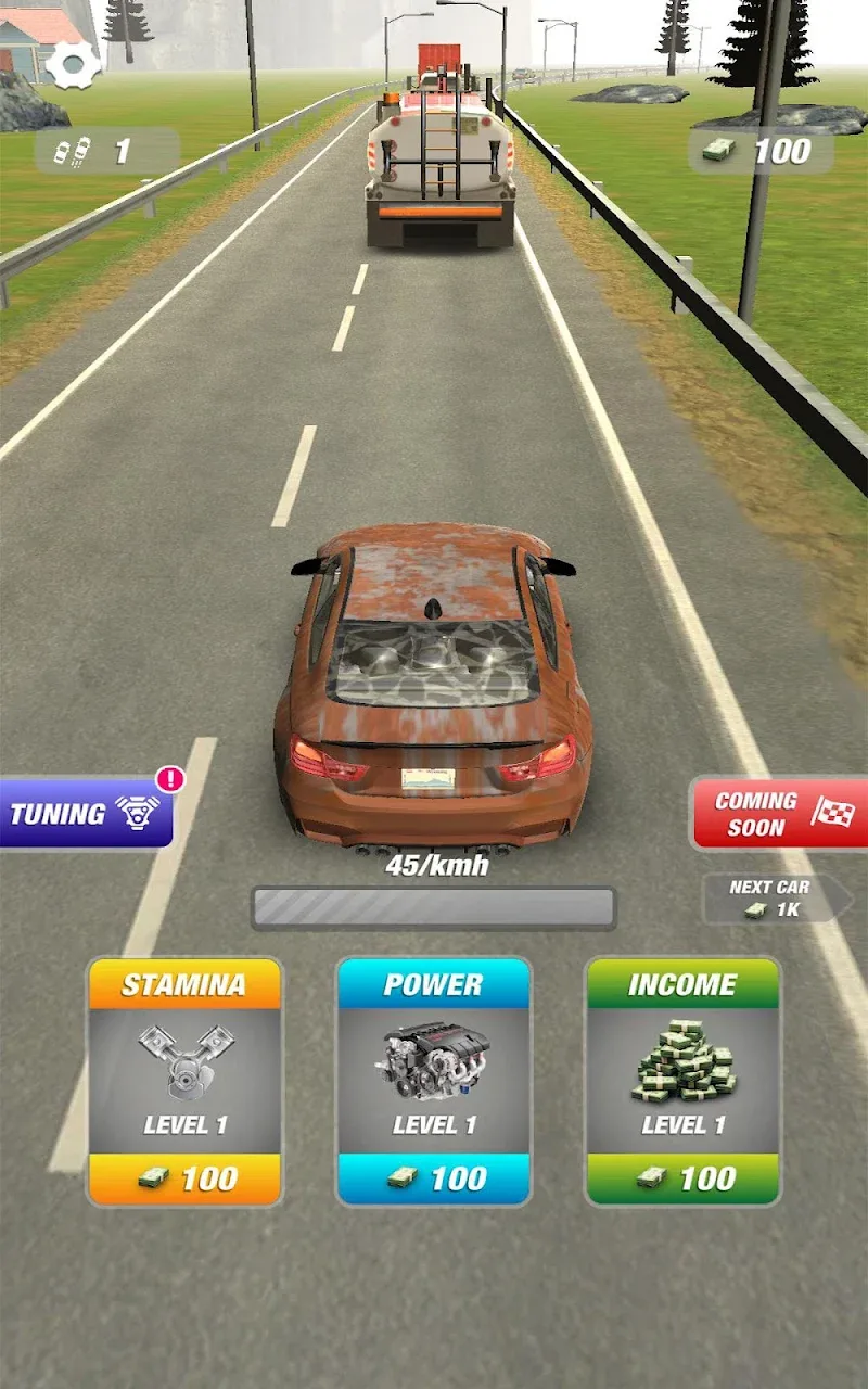 Highway Overtake Car Racing