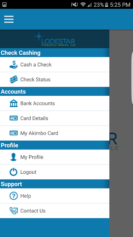 Lodefast Check Cashing App