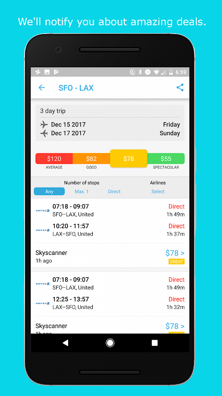 Hitlist- Find Cheap Flights & Airline Ticket Deals