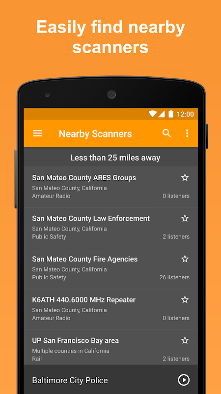 Scanner Radio Pro - Fire and Police Scanner