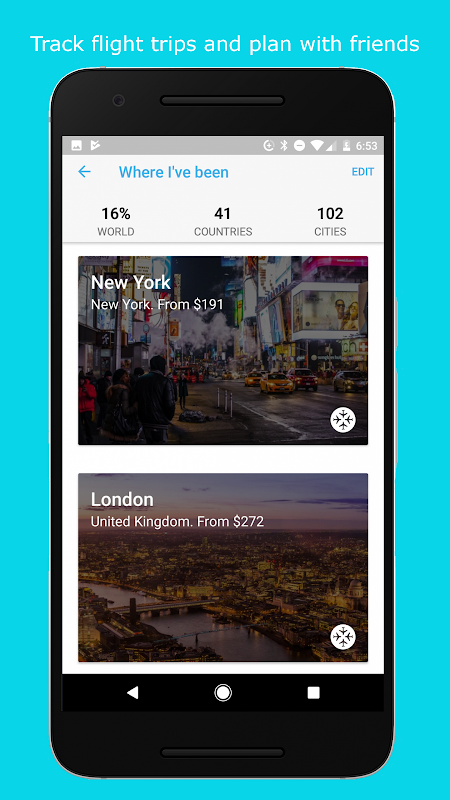Hitlist- Find Cheap Flights & Airline Ticket Deals