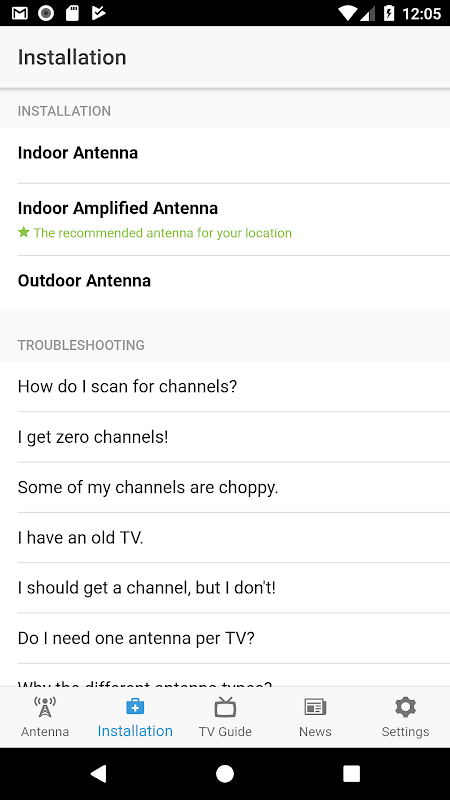 NoCable - OTA Antenna & TV Guide