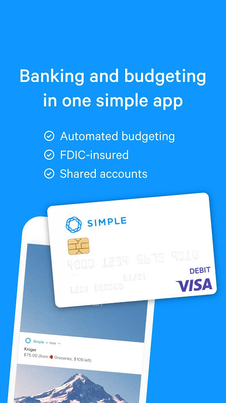 Simple - Mobile Banking and Budgeting App