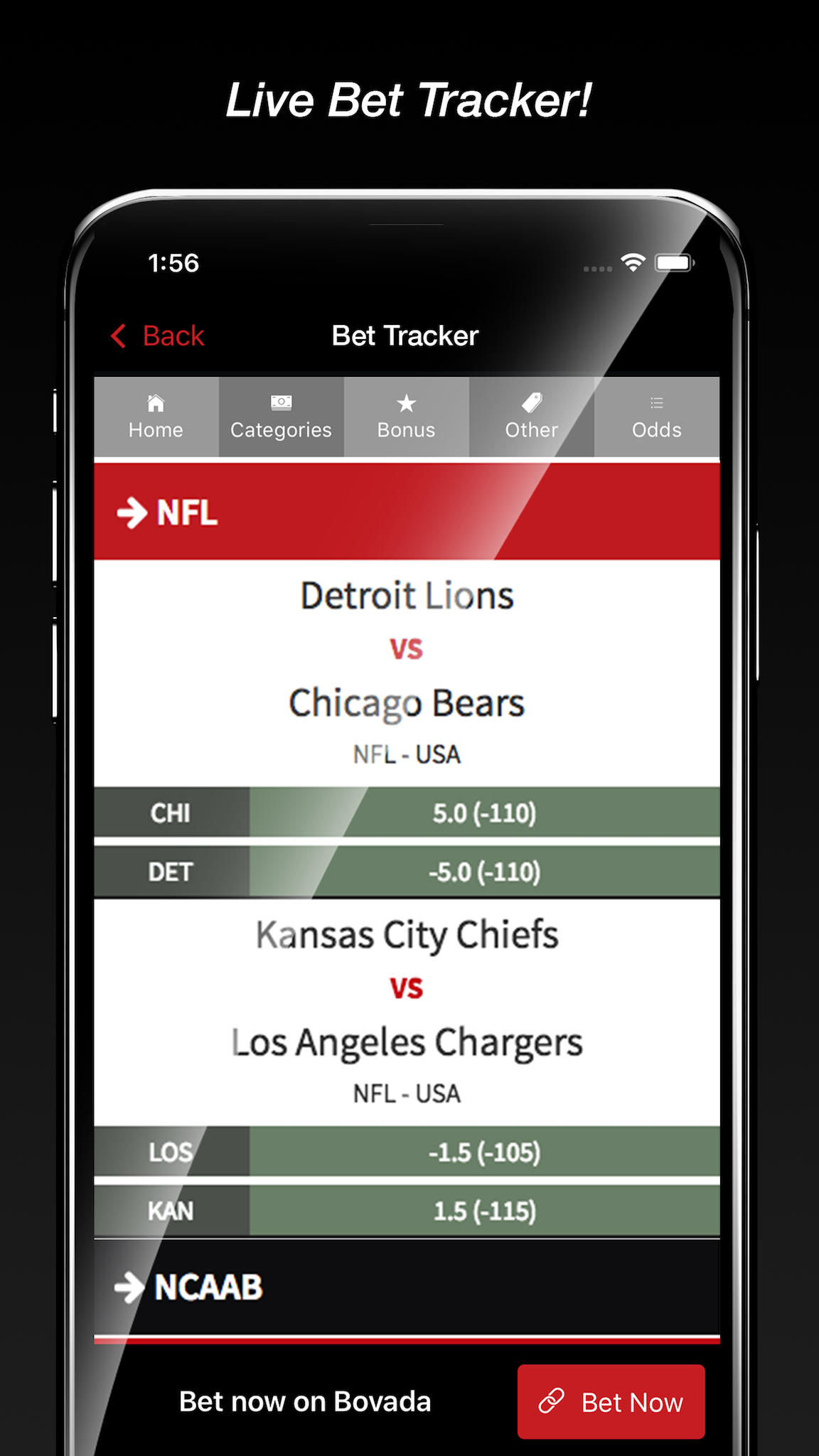Bovada Casino Mobile Tracker